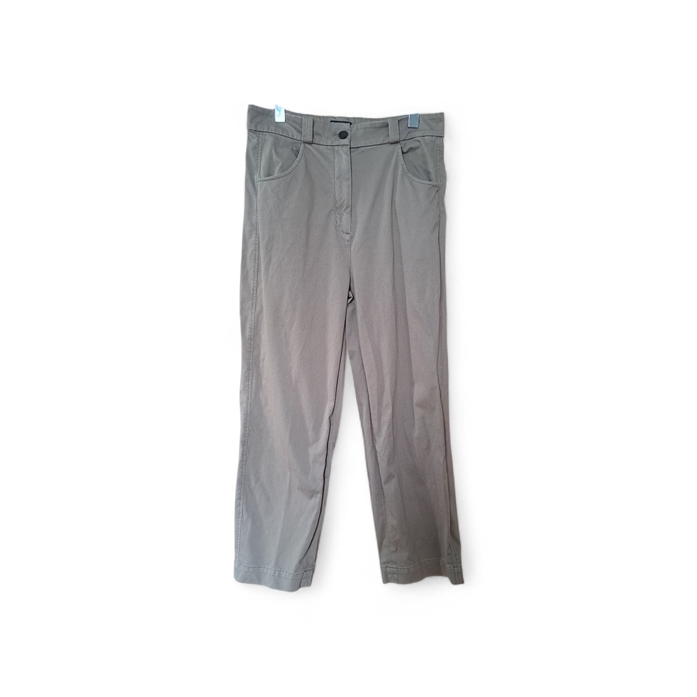 Frank And Oak Tailored High Waist Ankle Pants Brown Size 12